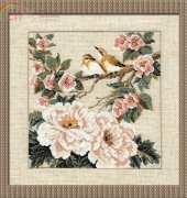 Riolis 486 - Bird on Magnolia Branch in XSD