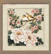 Riolis 486 - Bird on Magnolia Branch in XSD