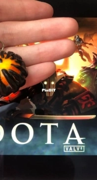 Dota2. Брелок-аегис  /  Dota 2. Aegis keychain.