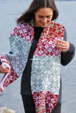 Winter Cascade Super Scarf by Amanda Pratt-Free