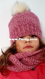 By Katerina Crochet - Winter Set with beanie and Cowl - Free