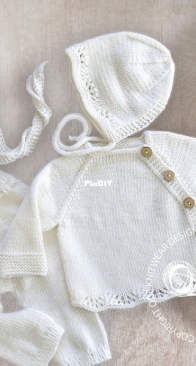 Baby Sweet Pea Set - P223 by OGE Knitwear Designs
