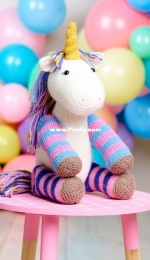 Spotlight - Pure Wool Entwine Unicorn Toy - Free