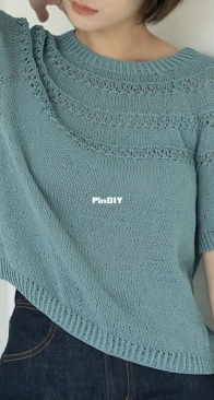 Lanikai Summer Tee by Sally Yi - Sallyknit