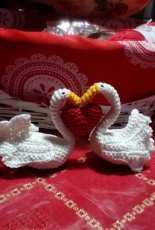 the swam couple valentine