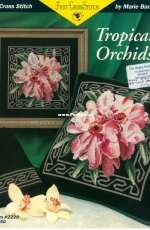 Just CrossStitch 2229 - Tropical Orchids by. Marie Barber