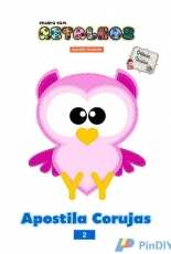 Criando com Retalhos-Felting Owls N°2-Free-Portuguese