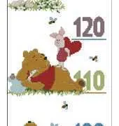 Vervaco 70.974 Winnie The Pooh Height Chart XSD