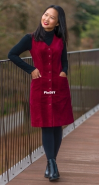 Itch to Stich - Elmstead Pinafore - Sizes 00-40