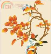 KCO 612219  Chrysanthemum and Birds