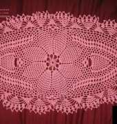 Pink table runner