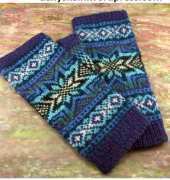 Snowflake Fingerless Mittens Cailyn Meyer free