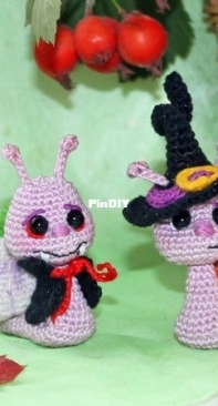 Crochet Fantasy - Kitten1601 - Galina Pisarenko - Witch Snail and Vampire Snail