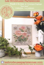 Les brodeuses Parisiennes LPB - Etude à la rose Just Joey - Veronique Enginger XSD and PCS