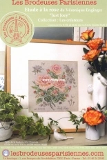 Les brodeuses Parisiennes LPB - Etude à la rose Just Joey - Veronique Enginger XSD and PCS