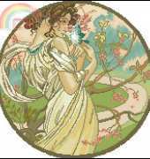 May Lady by Mucha from Wonderful Moments 3 2005 xsd