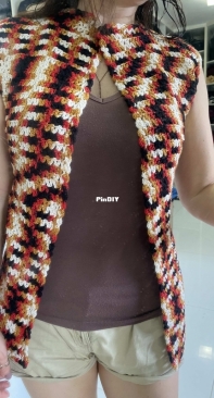 vest collorfull crochet