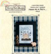 Waxing Moon Designs ML14 - Happy As A Pig In