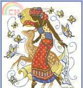 African Lady by Lesley Teare from The World of Cross Stitching TWOCS 167 XSD