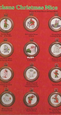Green Apple - Leaflet 509 - Dickens Christmas Mice by Jeanne Bowers and Janet Martin
