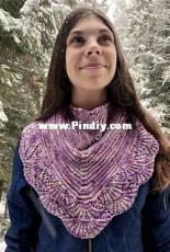 Les Amis Shawlette by Nona Davenport