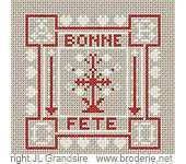 Broderie.net - Grandsire Jean-Louis - Miniature bonne fête
