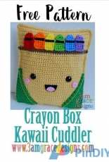 3am Grace Designs - Donna Vasquez Beavers and Michaelene Nelson - Crayon Box Kawaii Cuddler - Free