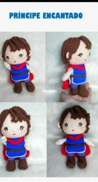 Crochet Garage - Charming  Prince  - Príncipe Encantado - Portuguese - Translated