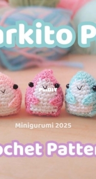 Sharkito Pup - Minigurumi - Tanya Lee