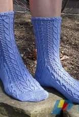 Chewyknits-The Gardener Socks by Leslie Comstock-English, German-Free