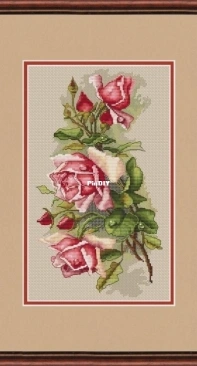 Paradise Stitch - Vintage Roses by Olga Lankevich
