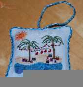Monsterbubbles - Mele Kalikimaka Christmas ornament