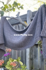 Twisted Slipster Blanket Shawl by Jen Toll Knits