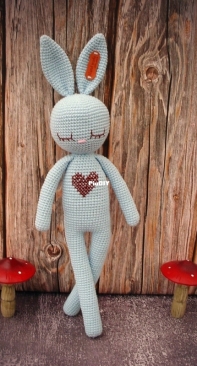 Blue Rabbit toy