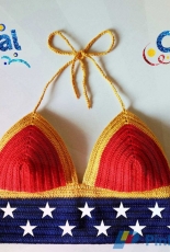 Sassy Love Crochet - Randy / Catherine West - Top Cropped Wonder Woman