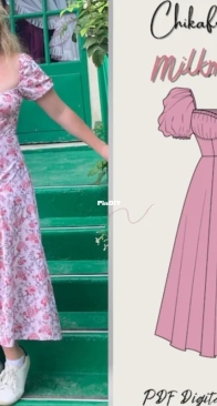 Chikafrik- Milkmaid Dress - Sizes 34-46