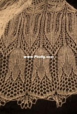 Forest Tulips Shawl by Ilona Dmitrieva-Free
