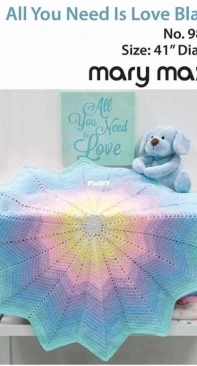 Mary Maxim - 98673N - All You Need Is Love Blanket