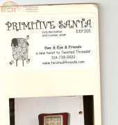 Ewe & Eye & Friends  Primitive Santa