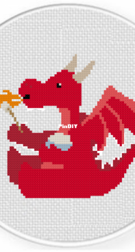 Daily Cross Stitch - Toasting Mallows