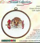 Dimensions Miniature Ginger Mouse with apple