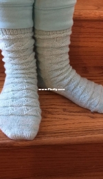 Salty Waves Socks by Sarah Norton  - Free