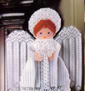 Plastic Canvas-Angel Tree Topper