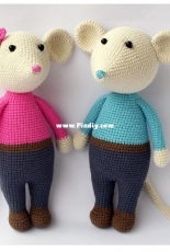 DuduToyFactory - Desislava Dimitrova - Mouse Gigio or Gigie