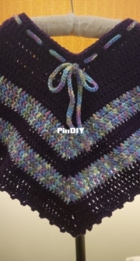 I freehanded this "growing" poncho