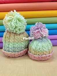 Aran Splatter hat by Jeri Riggs - Free