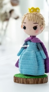 KaiaCrochet - Kaia Han - Princess Ornaments - Elsa