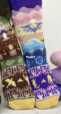 Socks of the Hero (Legend of Zelda) by Oakwood Knits