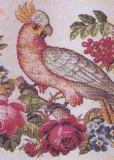 Parrot and Roses from Lena Needlework (Лена Рукоделие) 03-2009