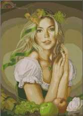 Beauty from Вишиті картини Embroidered Paintings 78 2010 XSD